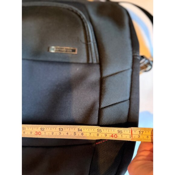 Samsonite Black Laptop Bag With Adjustable Strap & Multiple Compartments Ideal F - Picture 11 of 14